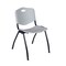 Regency Kahlo Round Table & Chair Sets, 42 W, 42 L, 29 H, Wood, Metal, Plastic Top, Maple TPL42RNDPLBK47GY - alternate 5